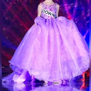 "One more couture " custom pagent formal wear gown.